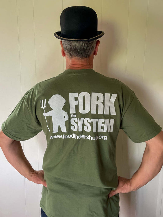Fork The System T-Shirt – Green | FFH