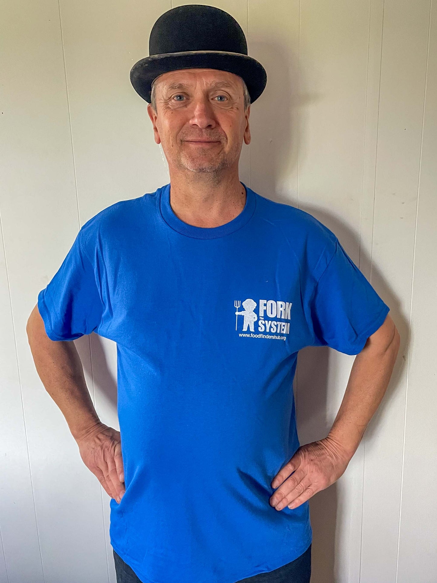 Fork The System T-Shirt – Blue | FFH