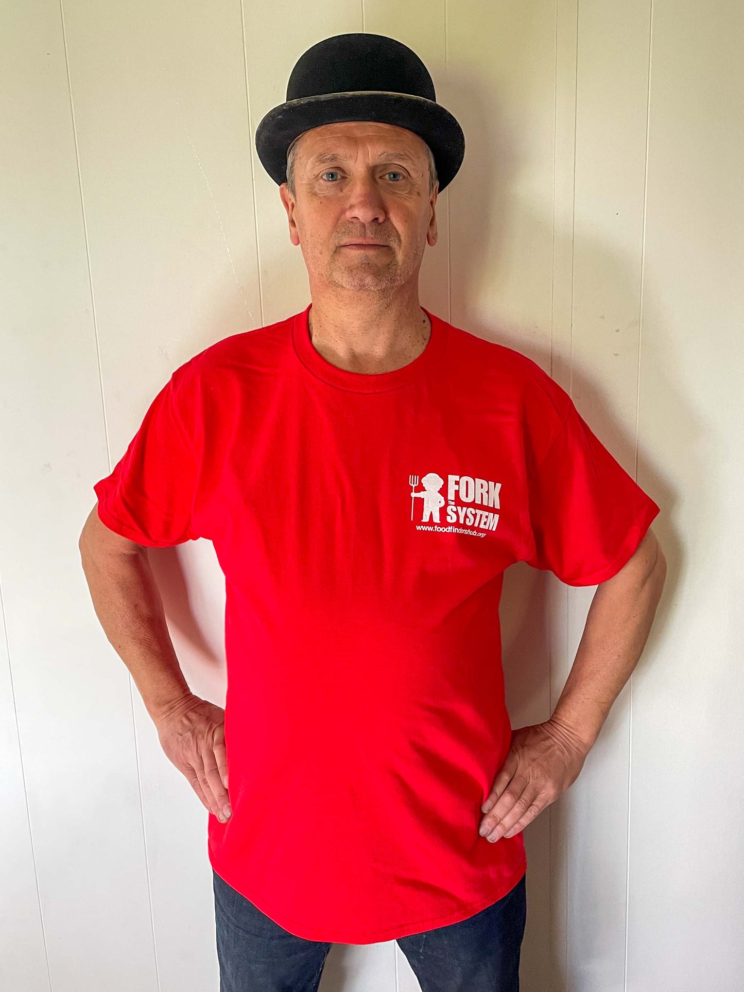 Fork The System T-Shirt – Red | FFH